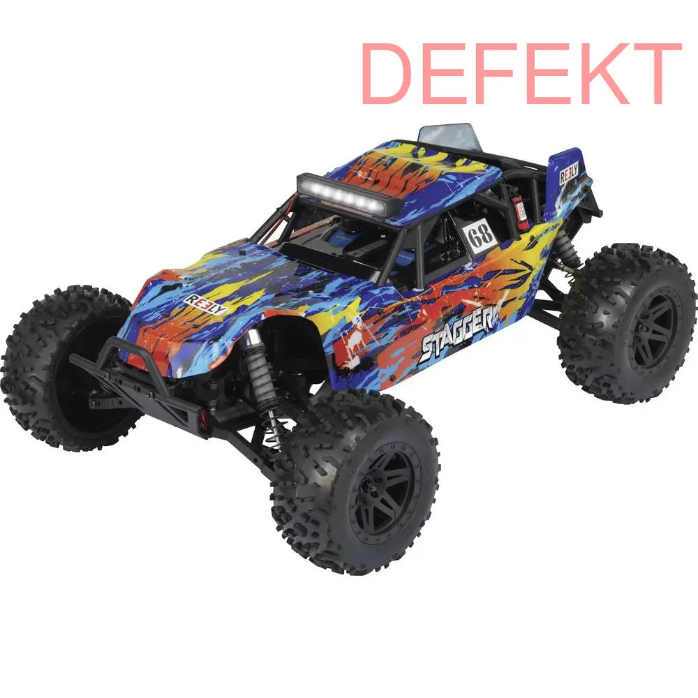 D-Ware Reely 1:10 Ep Sandbuggy Stagger Sc Buggy Fahrzeug 100% Mit Akku Defektware - 4053199959723