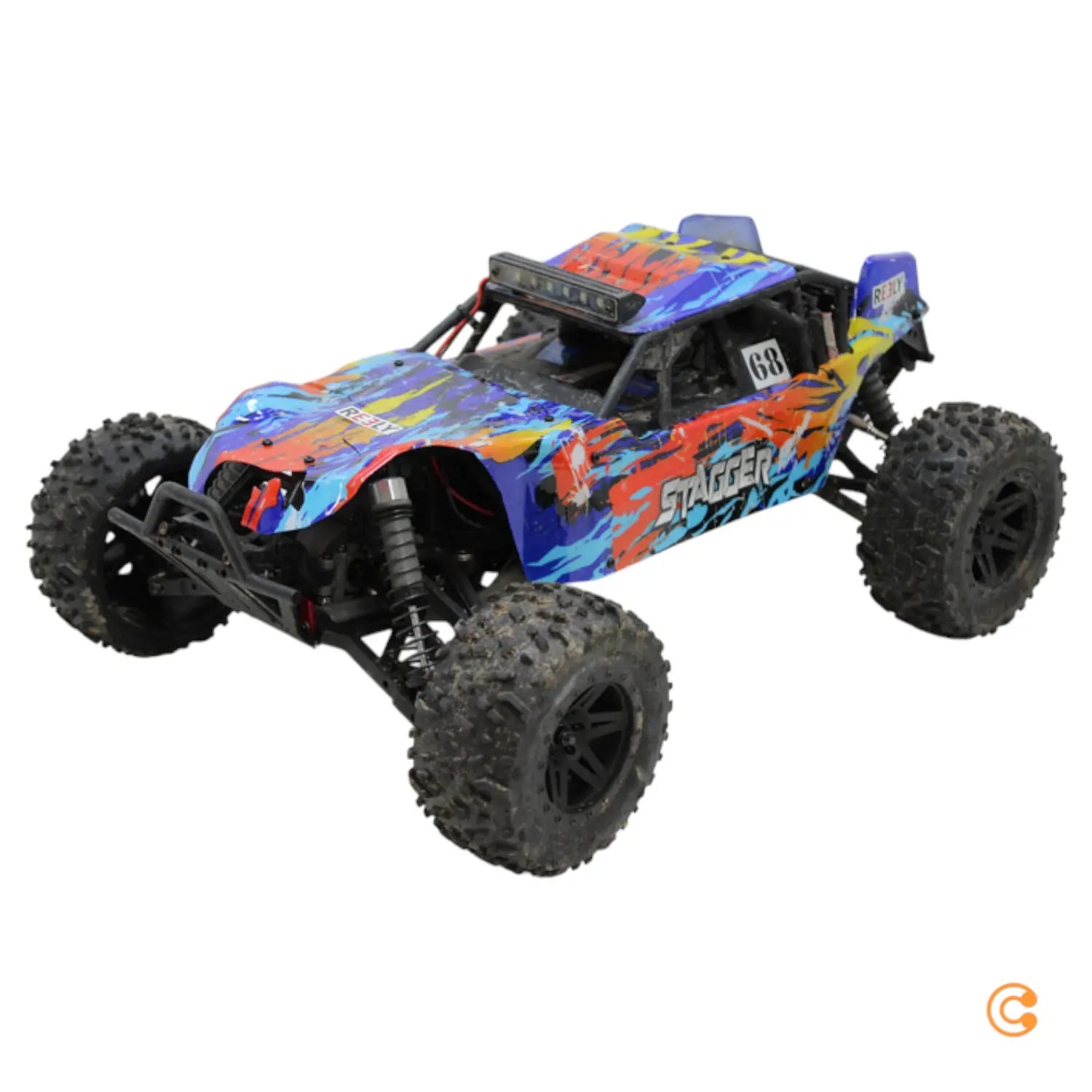 C-Ware 1:10 Ep Sandbuggy Stagger Rtr Sc Buggy Fahrzeug 100% Rtr Siehe Text/Foto - 4053199959723