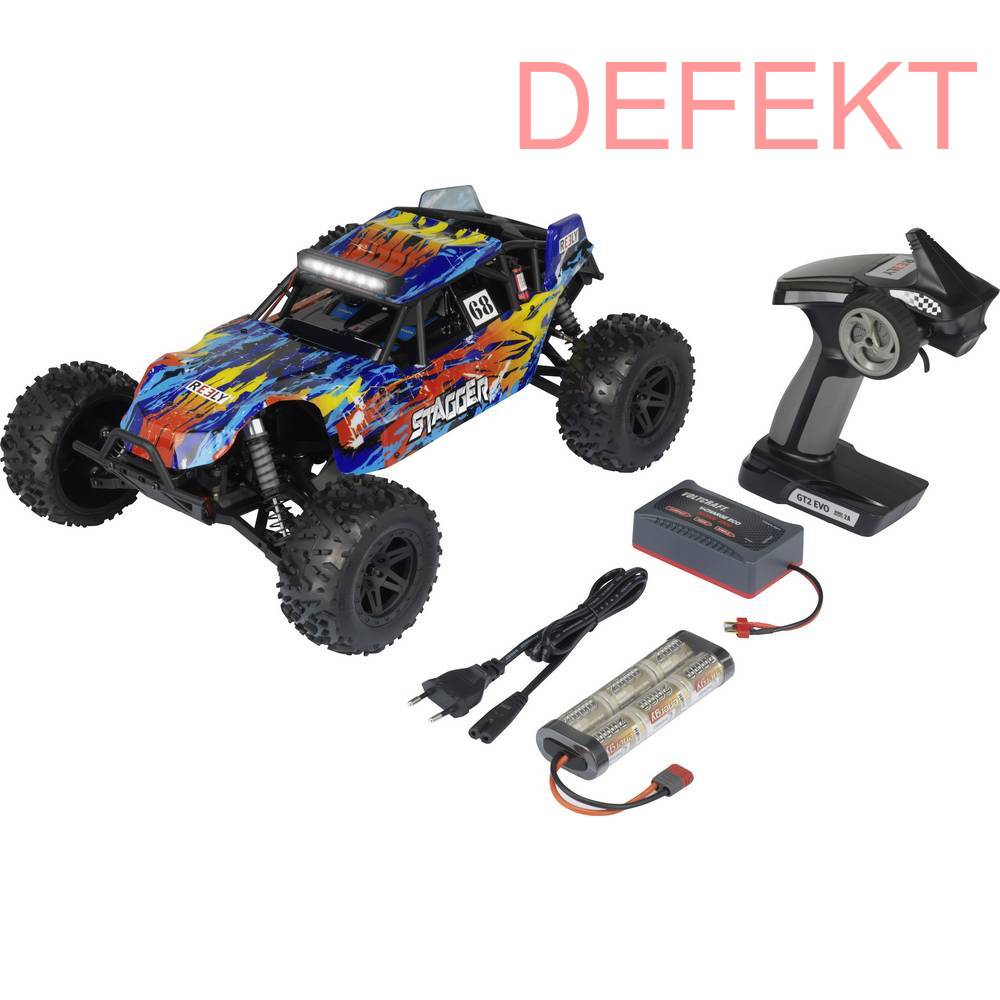 1:10 Ep Sandbuggy Stagger Rtr Sc Buggy Fahrzeug 100% Rtr Defektware D-Ware - 4053199959723