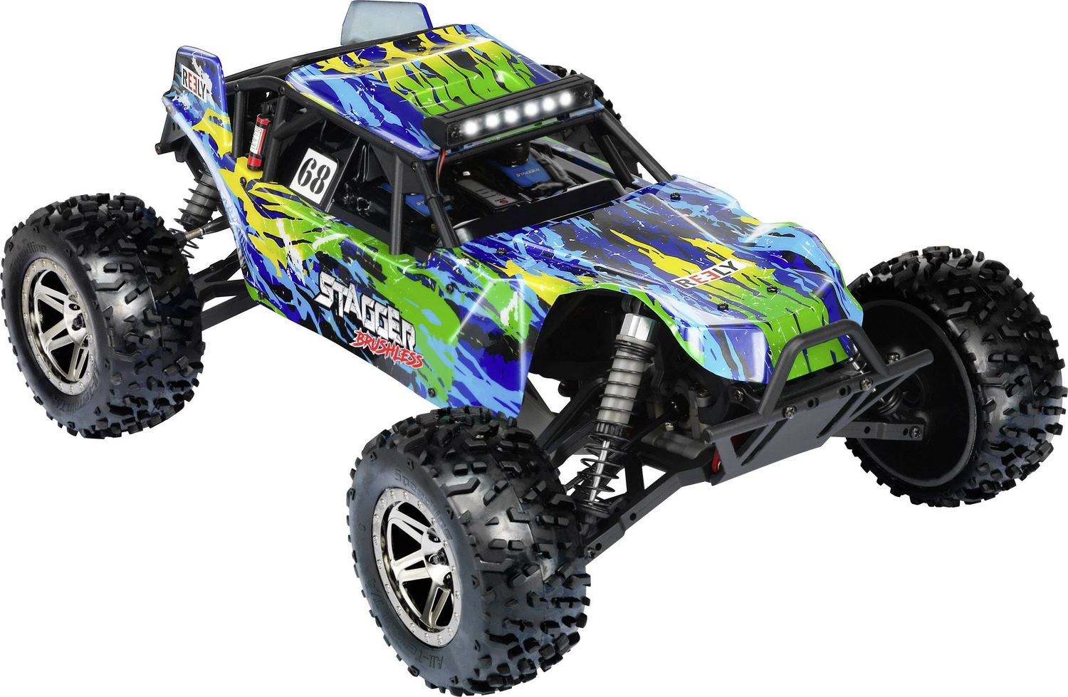 C-Ware Reely Stagger Brushless 1:10 Rc Modellauto Elektro Buggy Auto Allrad Siehe Text - 4053199976683
