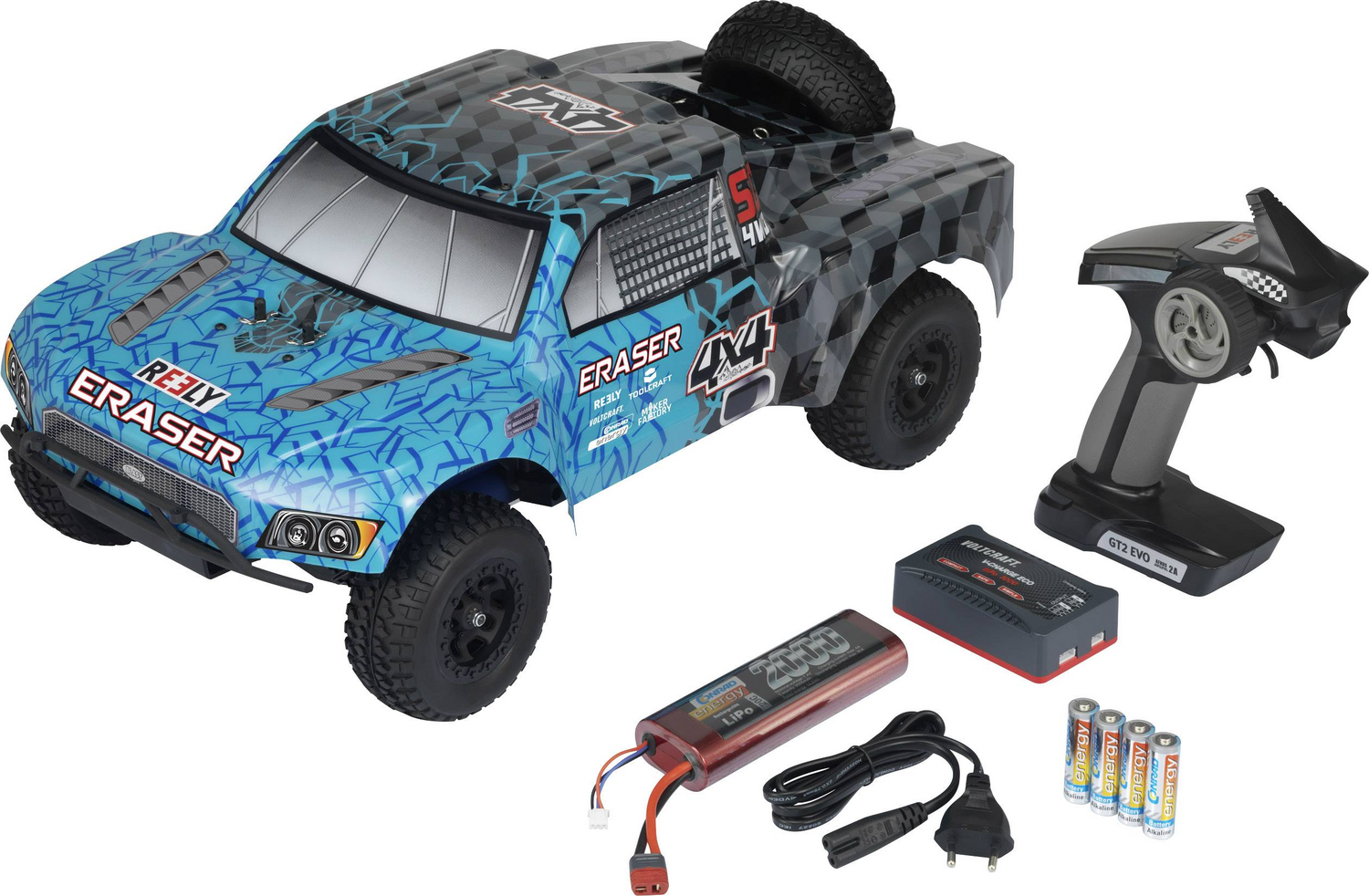 B-Ware Reely Eraser Brushless 1:10 Modellauto Elektro Short Course Siehe Text/Foto - 4053199937011