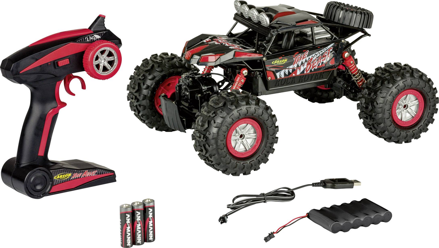 Carson Modellsport The Beast Brushed 1:12 Rc Modellauto Rt R Siehe Text/Foto C-Ware - 4005299441301