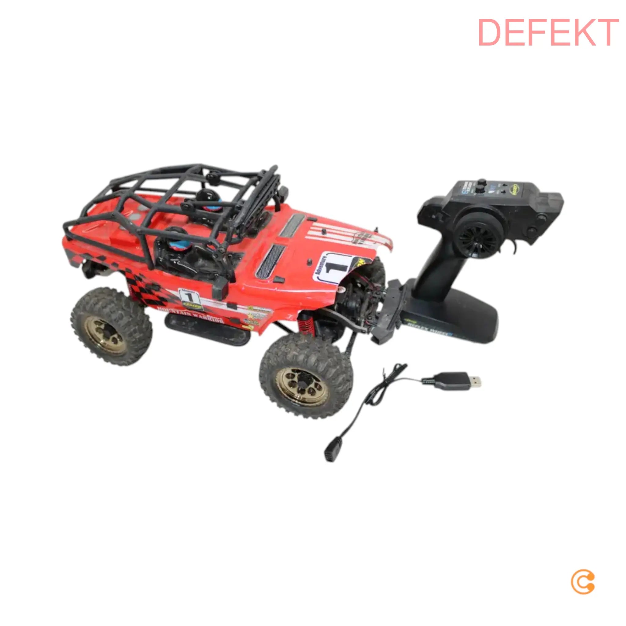 D-Ware Carson Modellsport Mountain Warr.Sport 2.0 Brushed 1:12 Rc Modellauto Rt R 2,4 G Hz - 4005299003912