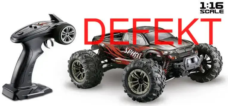 Absima Spirit Schwarz/Rot Brushed 1:16 Rc Modellauto Elektro Rt R Defektware D-Ware - 4250650938574