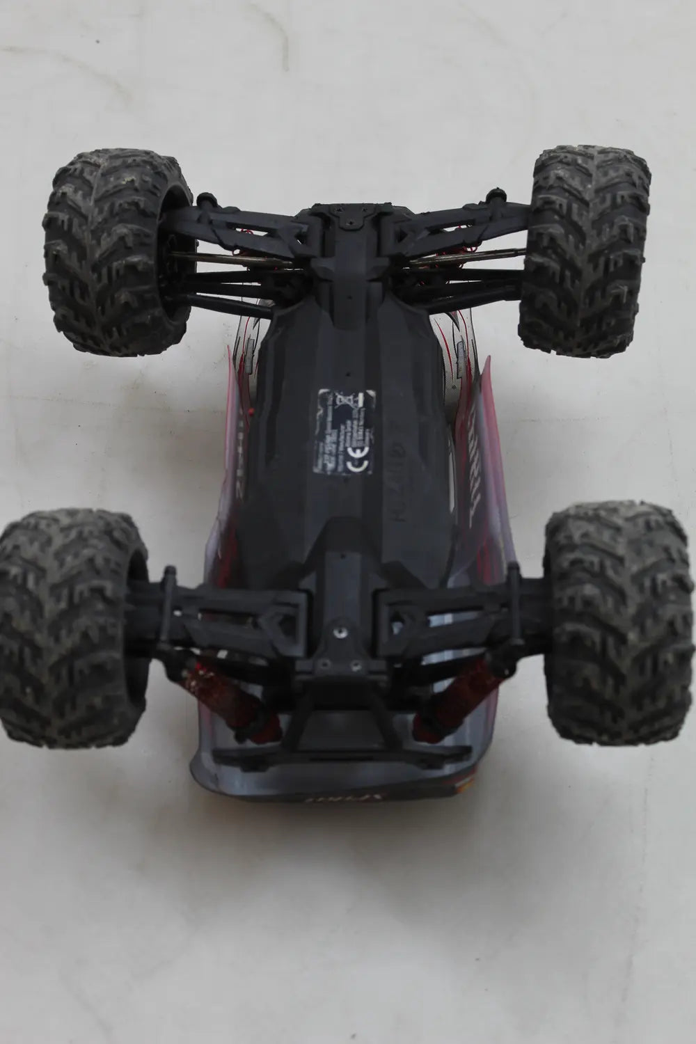 C-Ware Absima Spirit Schwarz/Rot Brushed 1:16 Rc Elektro Monstertruck Siehe Text/Foto - 4250650938574