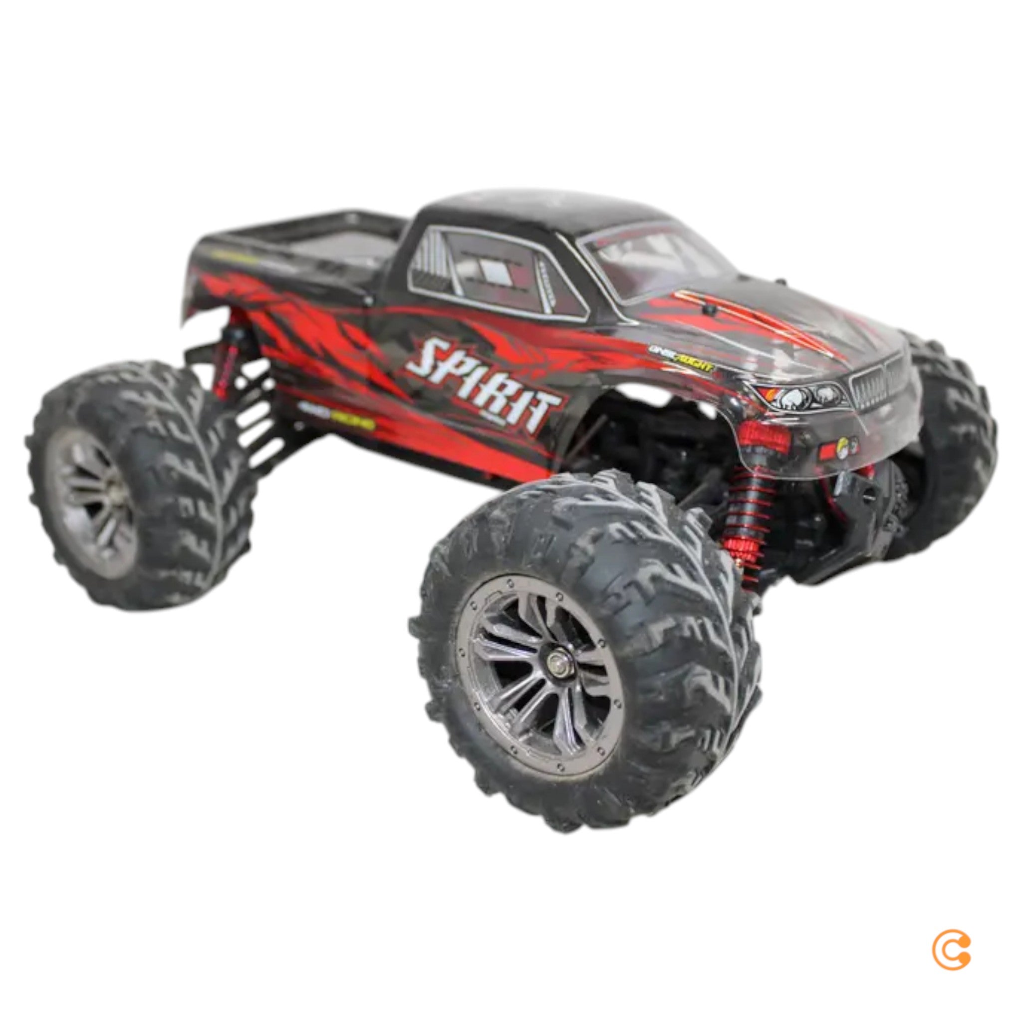 Absima Spirit Schwarz/Rot Brushed 1:16 RC Modellauto Elektro RtR SIEHE TEXT/FOTO - 4250650938574