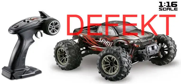 Absima Spirit Schwarz/Rot Brushed 1:16 Rc Modellauto Elektro Rt R Defektware D-Ware - 4250650938574