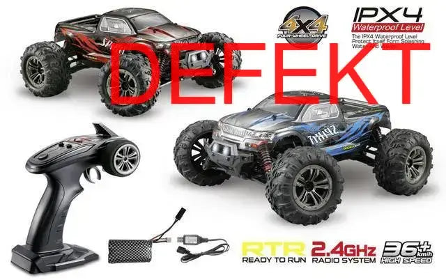 Absima Spirit Schwarz/Rot Brushed 1:16 Rc Modellauto Elektro Rt R Defektware D-Ware - 4250650938574