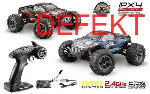 Absima Spirit Schwarz/Rot Brushed 1:16 Rc Modellauto Elektro Rt R Defektware D-Ware - 4250650938574