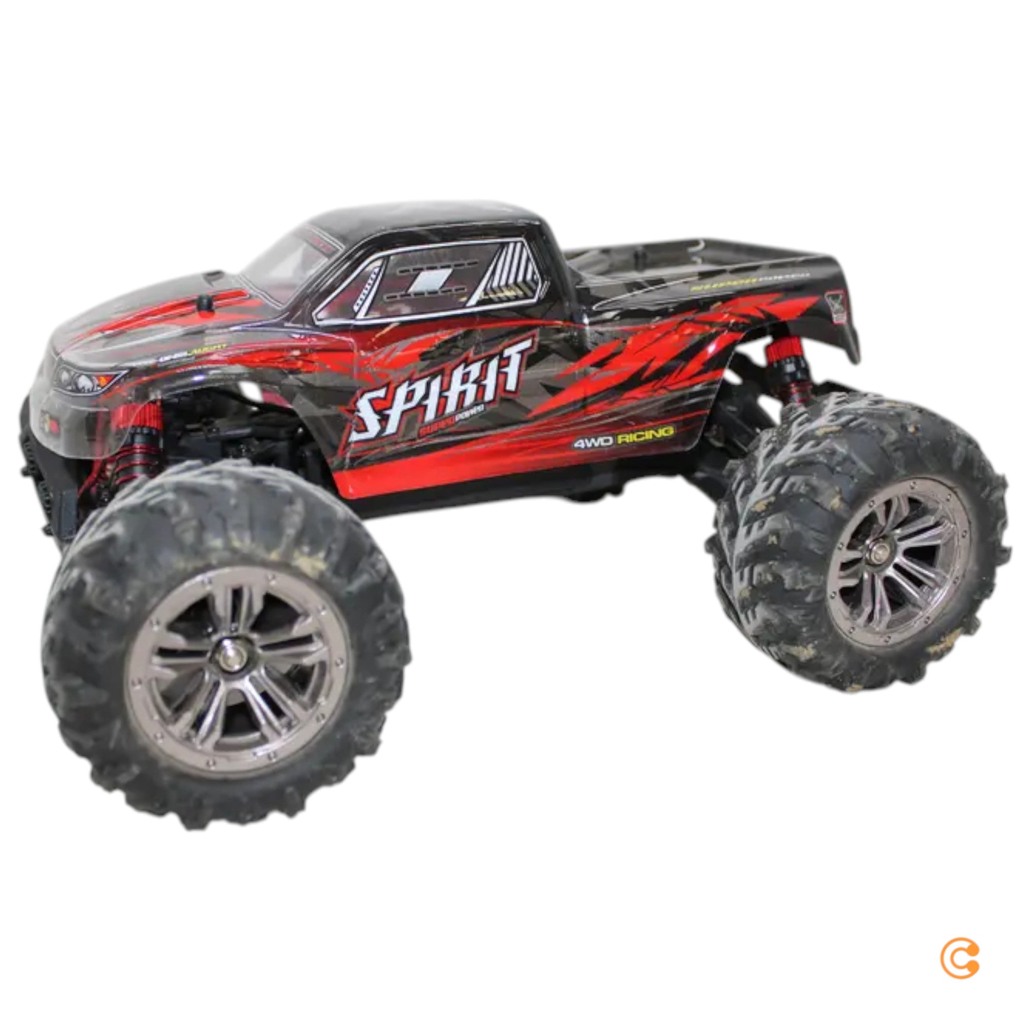 Absima Spirit Schwarz/Rot Brushed 1:16 RC Modellauto Elektro RtR SIEHE TEXT/FOTO - 4250650938574