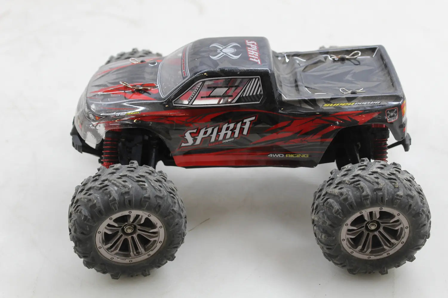 C-Ware Absima Spirit Schwarz/Rot Brushed 1:16 Rc Elektro Monstertruck Siehe Text/Foto - 4250650938574
