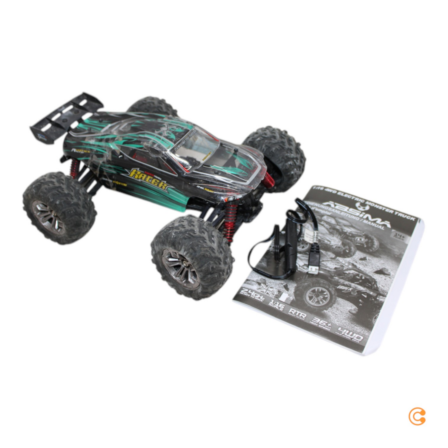 Absima Racer Brushed 1:16 Rc Modellauto Elektro Inkl Akku Modell Defektware D-Ware - 4250650938604