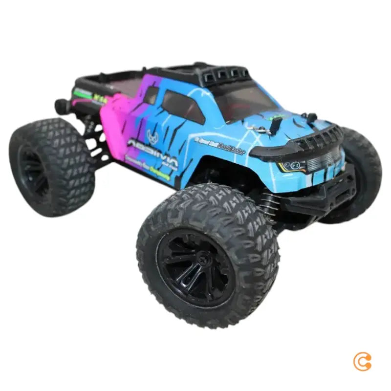 Absima Mini Amt Pink Blau Brushed 1:16 Rc Modellauto Elektro Monstertruck Allrad B-Ware - 4250650957704