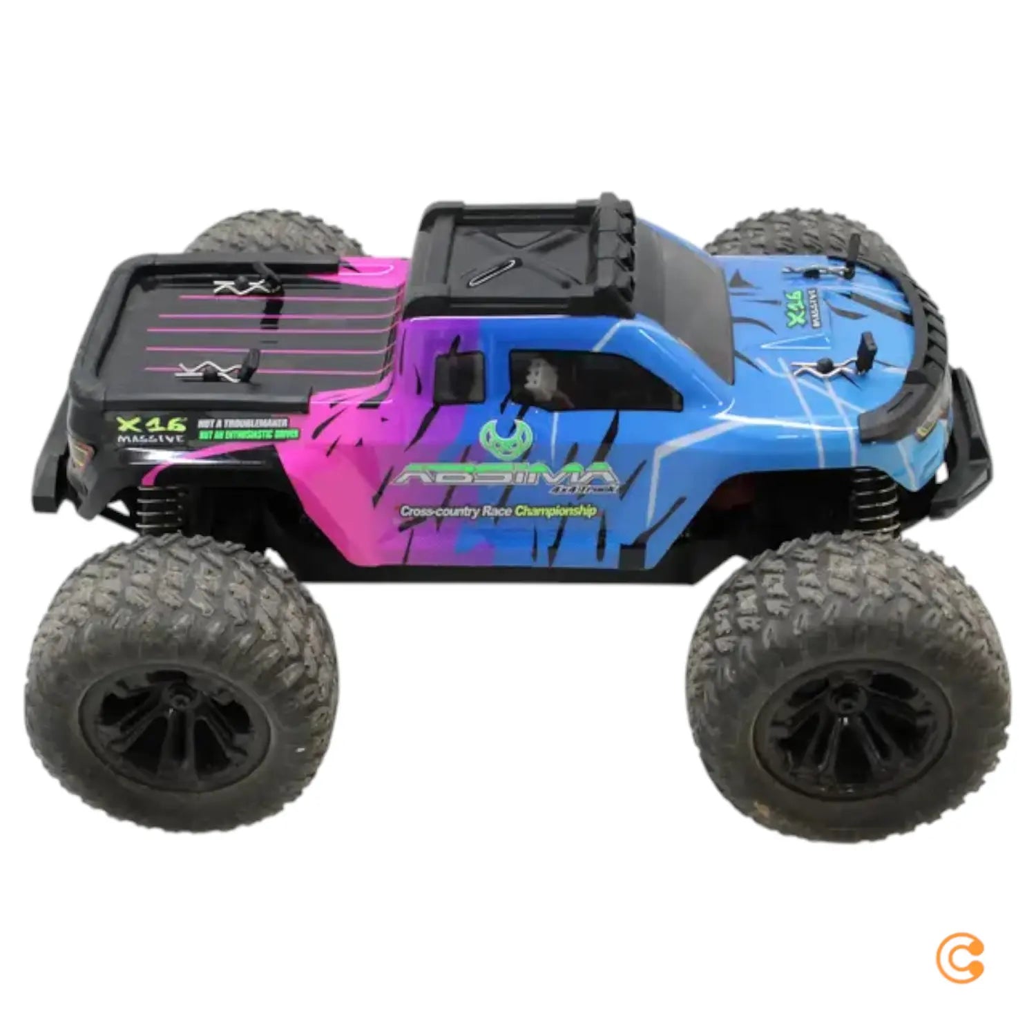 B-Ware Absima Mini Amt Pink Blau Brushed 1:16 Rc Modellauto Elektro Siehe Text/Foto248 - 4250650957704
