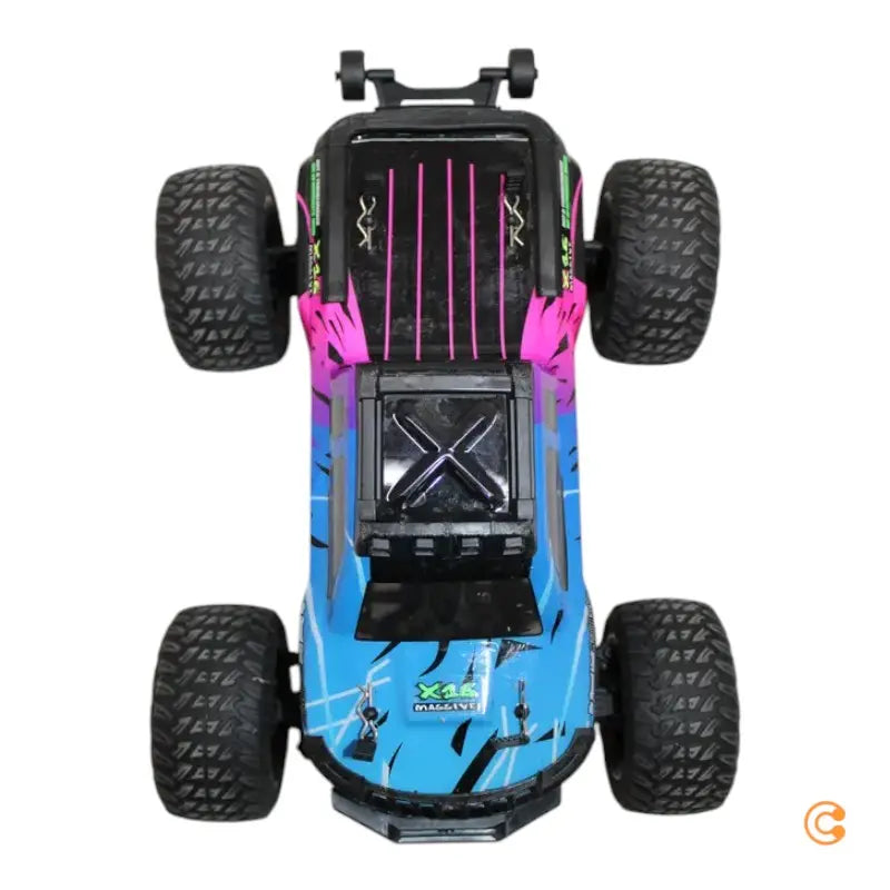 Absima Mini Amt Pink Blau Brushed 1:16 Rc Modellauto Elektro Monstertruck Allrad B-Ware - 4250650957704