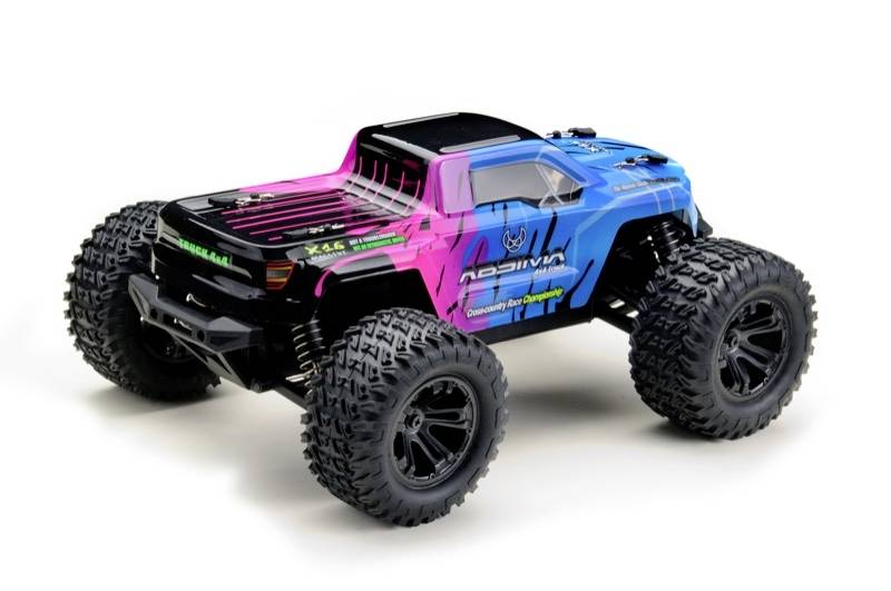 Absima MINI AMT Pink Blau Brushed 1:16 RC Modellauto Elektro Monstertruck Allrad - 4250650957704