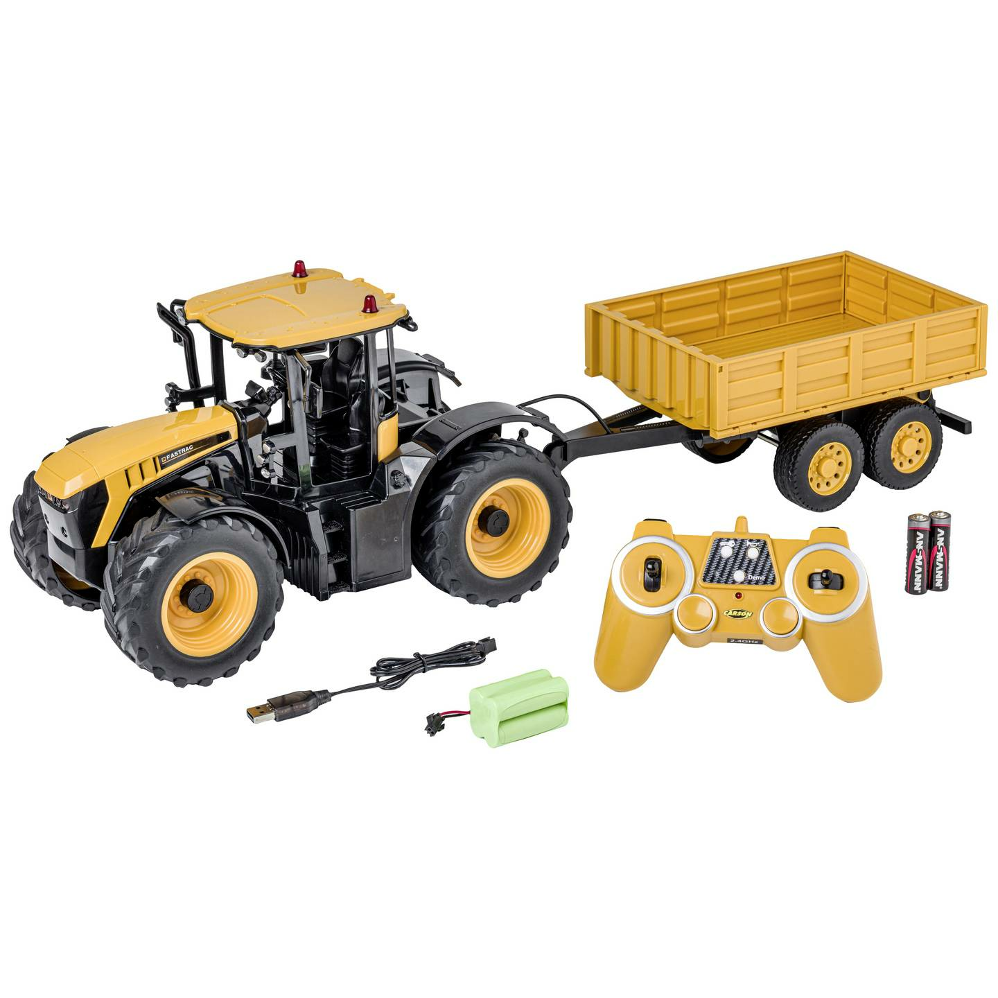 Carson Rc Sport Jcb 1:16 Funktionsmodell Landwirtschaftsfahrzeug Siehe Text/Foto C-Ware - 4005299011269