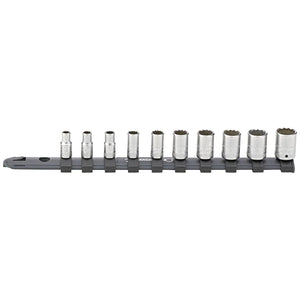 B-Ware Stahlwille Steckschlüsselsatz Nuss Set Steckschlüsseleinsatz 1/4" 10teilig Stahl