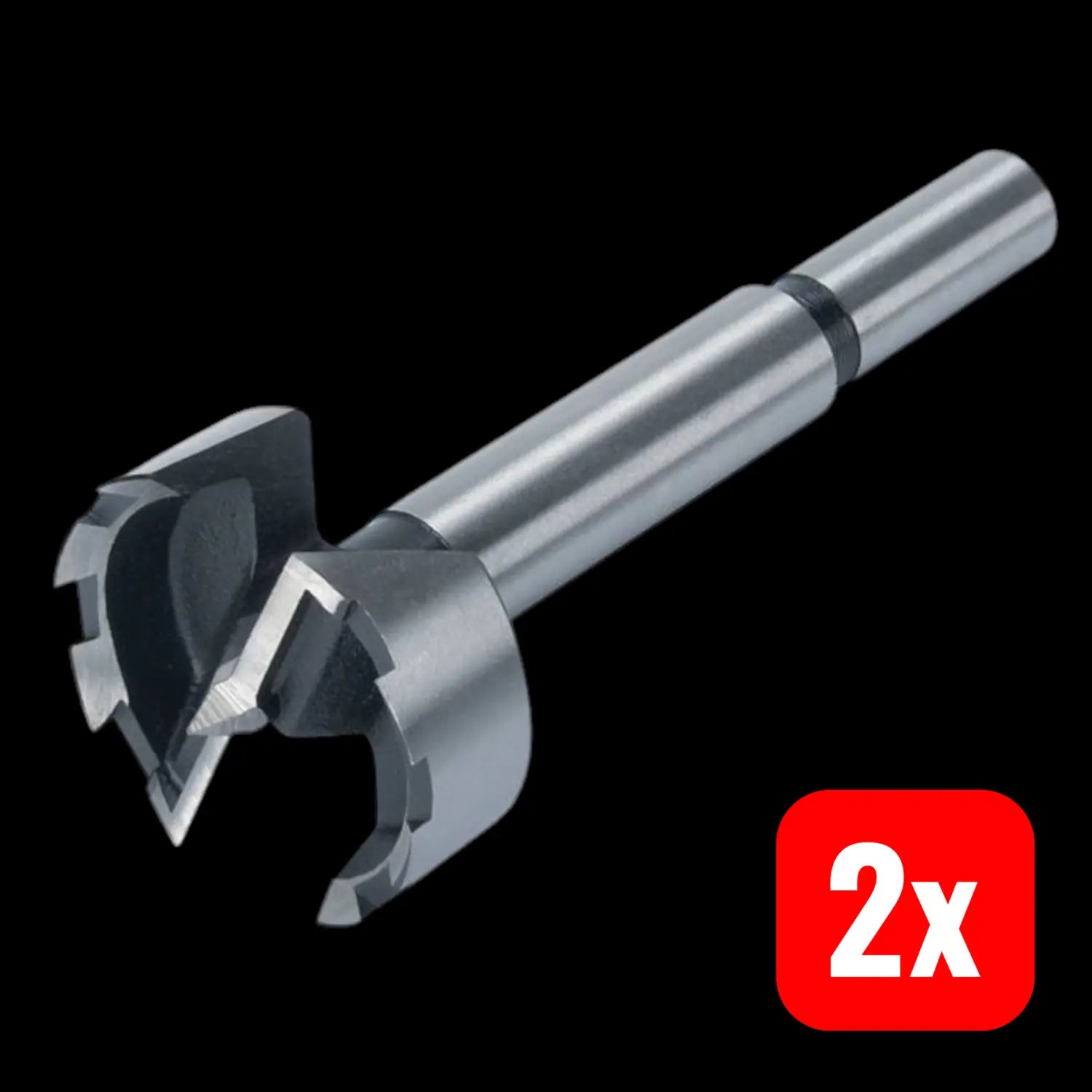 B-Ware Wolfcraft 3328000 Forstnerbohrer 48 Mm Gesamtlänge 90 Mm Zylinderschaft 2 Stück - 4006885332805
