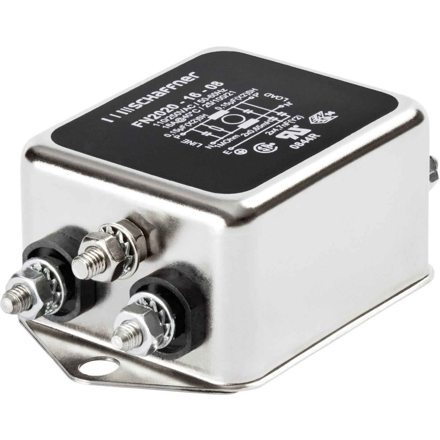 B-Ware Schaffner Entstörfilter Netzfilter 1 Phase Filter 20 A Fn2020 20 06 Flachstecker - 7612774455233