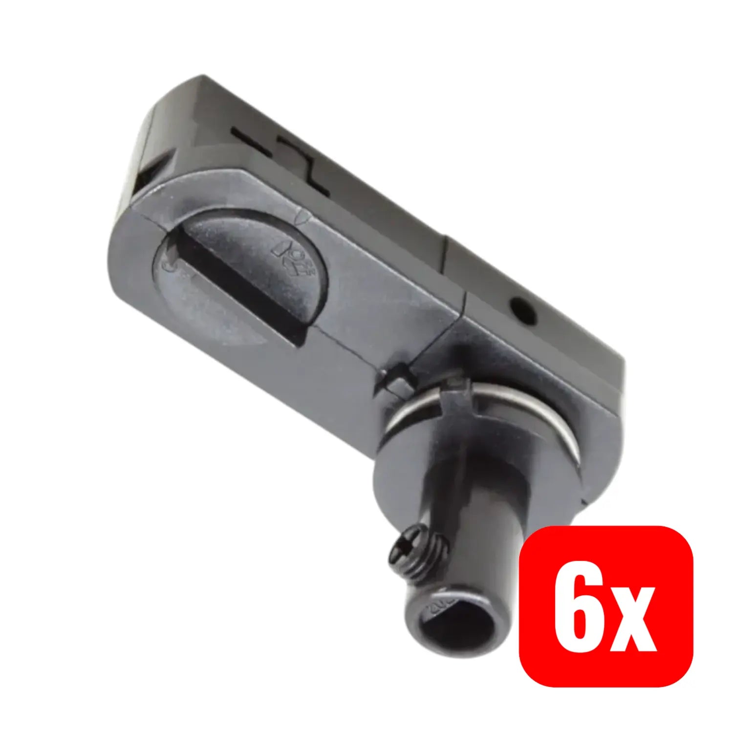 B-Ware Deko Light Leuchtenadapter Komponente Hochvolt Schienensystem Adapter 6 Stück - 4042943176110