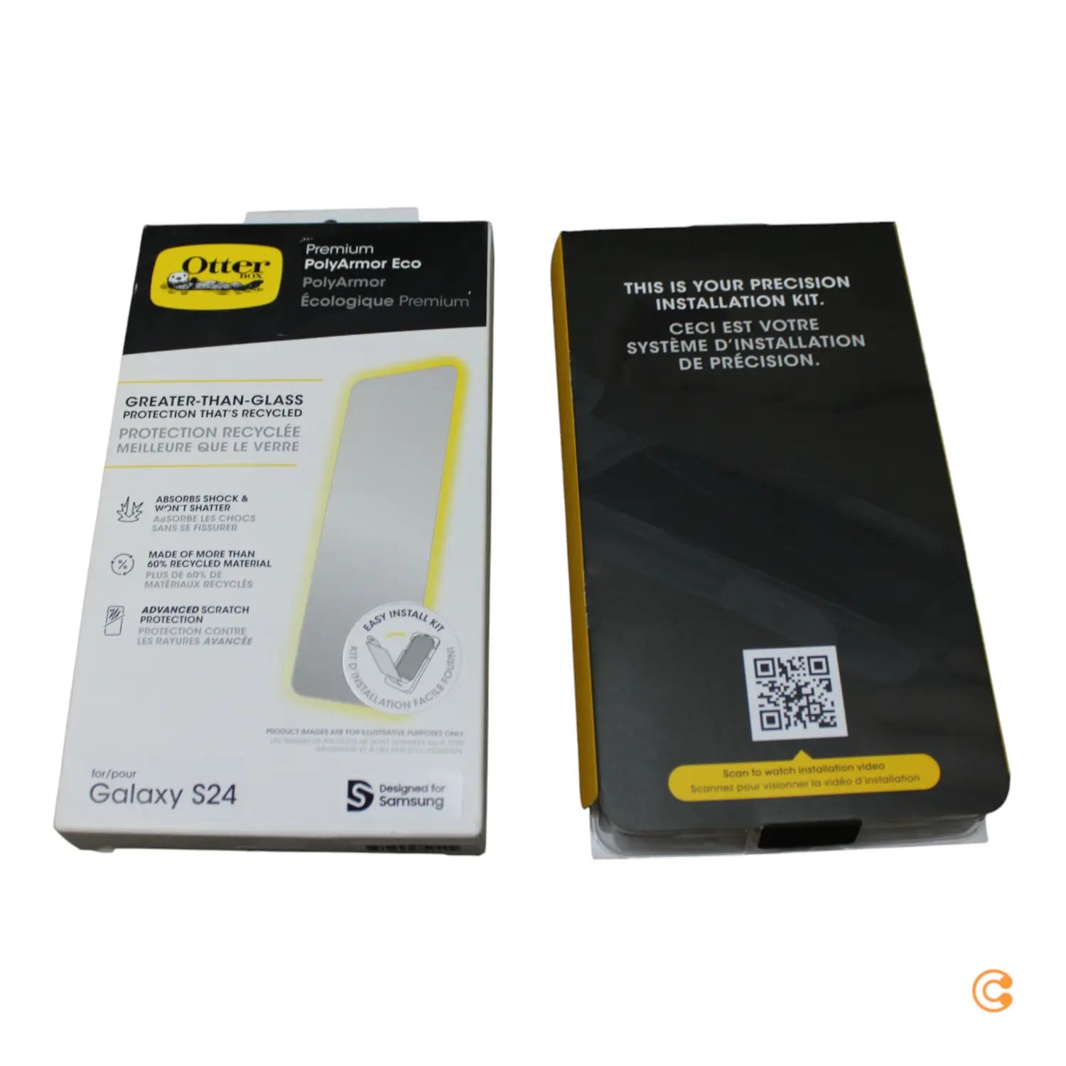 B-Ware Otterbox Poly Armor Displayschutzglas Galaxy S24 Schutzfolie Siehe Text/Foto - 840304752492