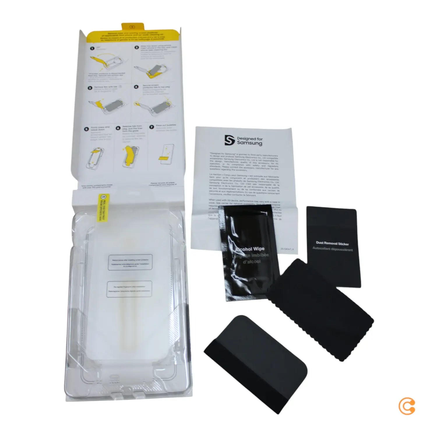 B-Ware Otterbox Poly Armor Displayschutzglas Galaxy S24 Schutzfolie Schutzglas Handy  - 840304752492