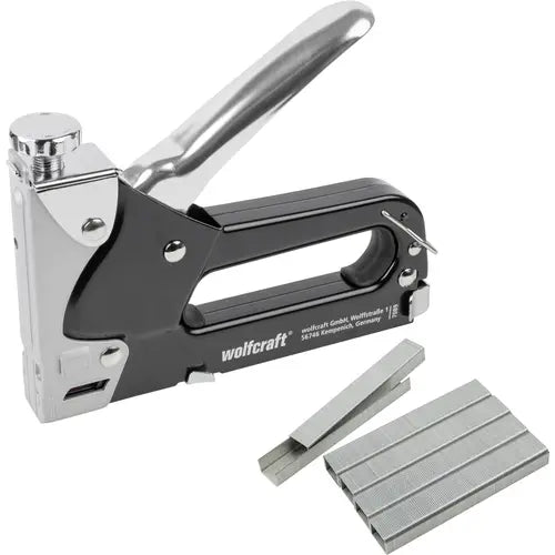 Wolfcraft Tacker-Set tacocraft 7 Handtacker Klammerntyp Schlagwerkzeug Werkzeug - 4006885708907