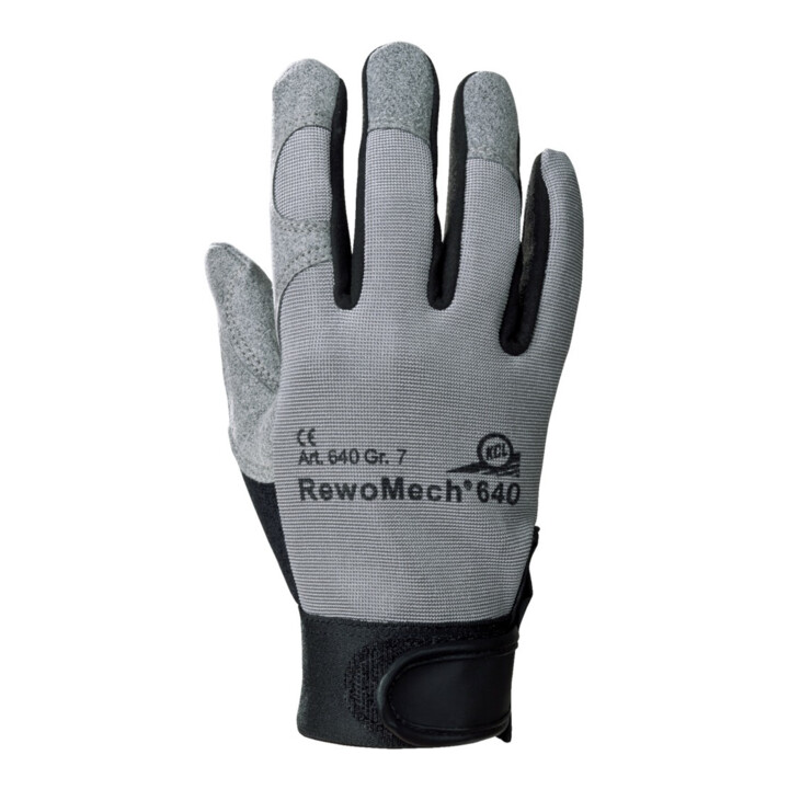 Honeywell Handschuhe 10 St. Arbeitshandschuhe Rewo Mech 640 Gr9 Schwarz Grau