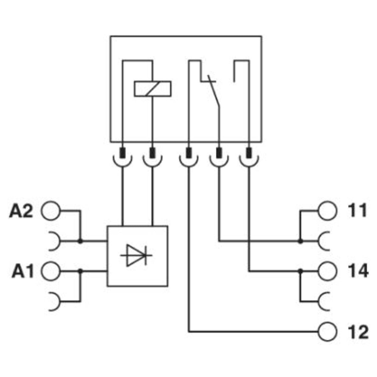 Phoenix Contact 10 St. Interfacerelais Relais PLC-RPT-110UC/21AU/RW - 4046356510066