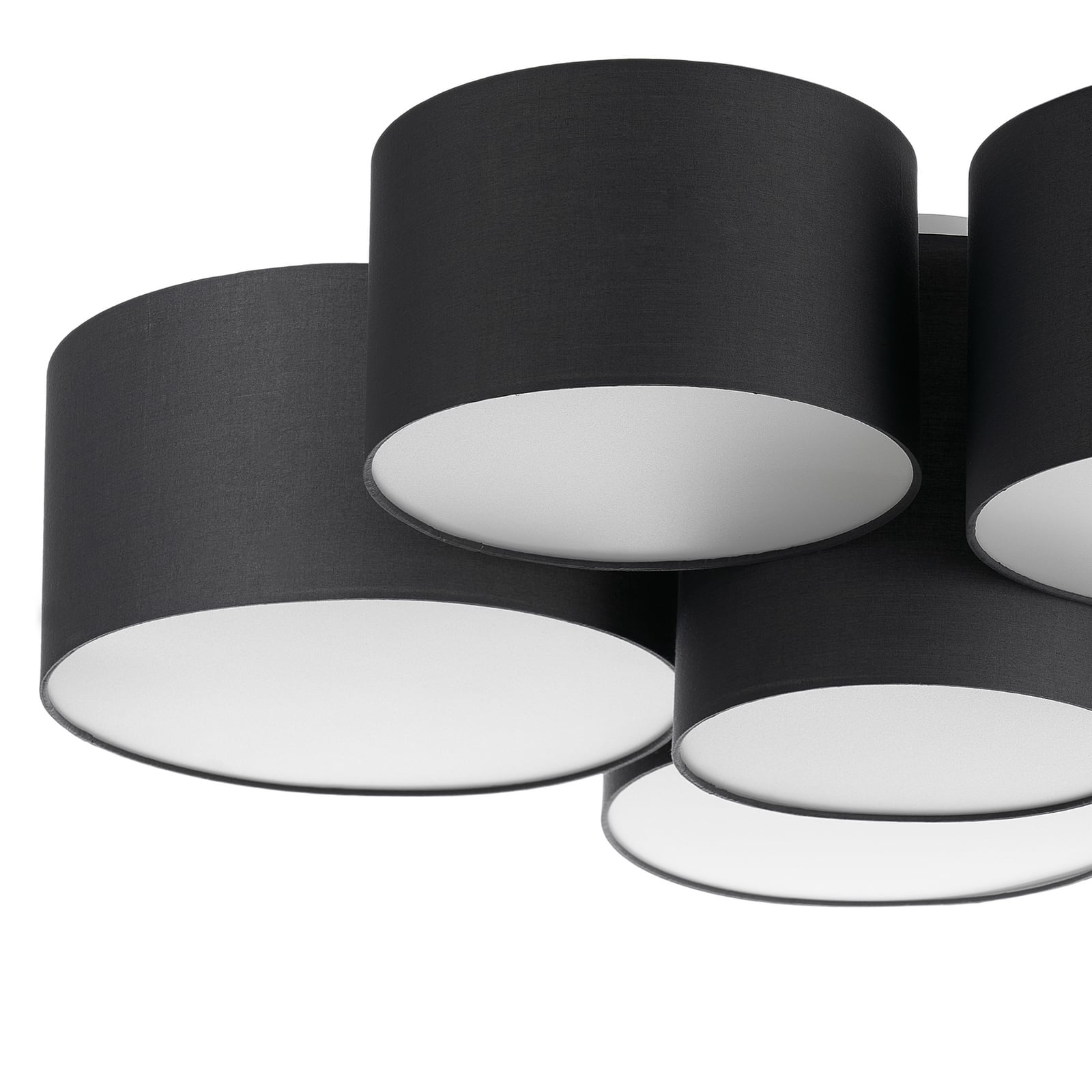Lindby Deckenleuchte Maureka LED Lampe dimmbar anthrazit 6-flammig 94cm Leuchte - 4251911758009