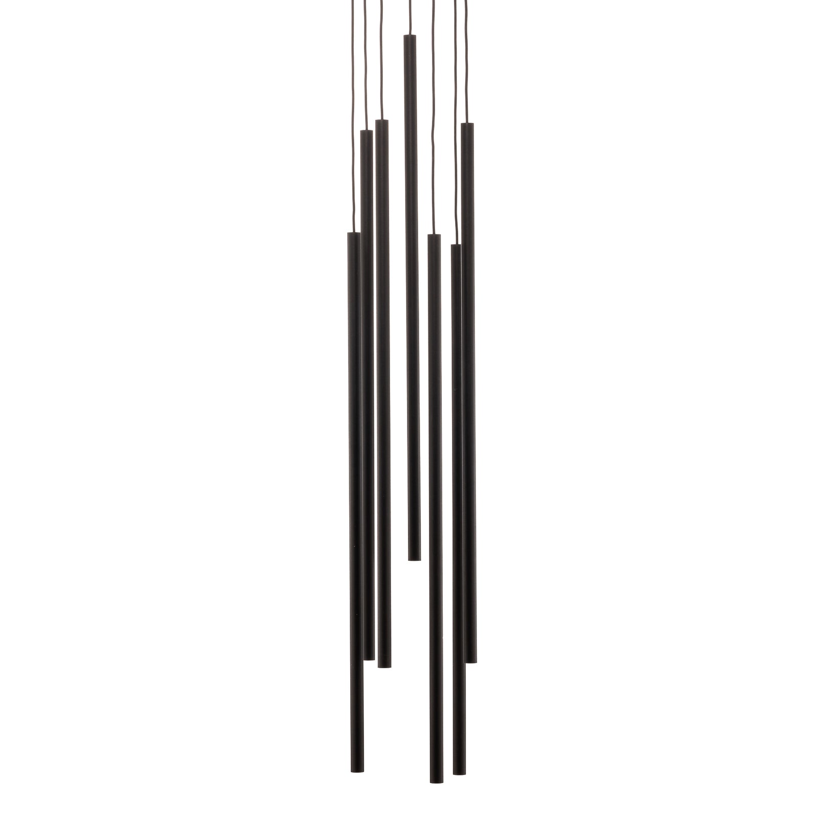 Nowodvorski Hängeleuchte Laser 7-flammig LED Pendelleuchte dimmbar schwarz 30cm - 5903139766791