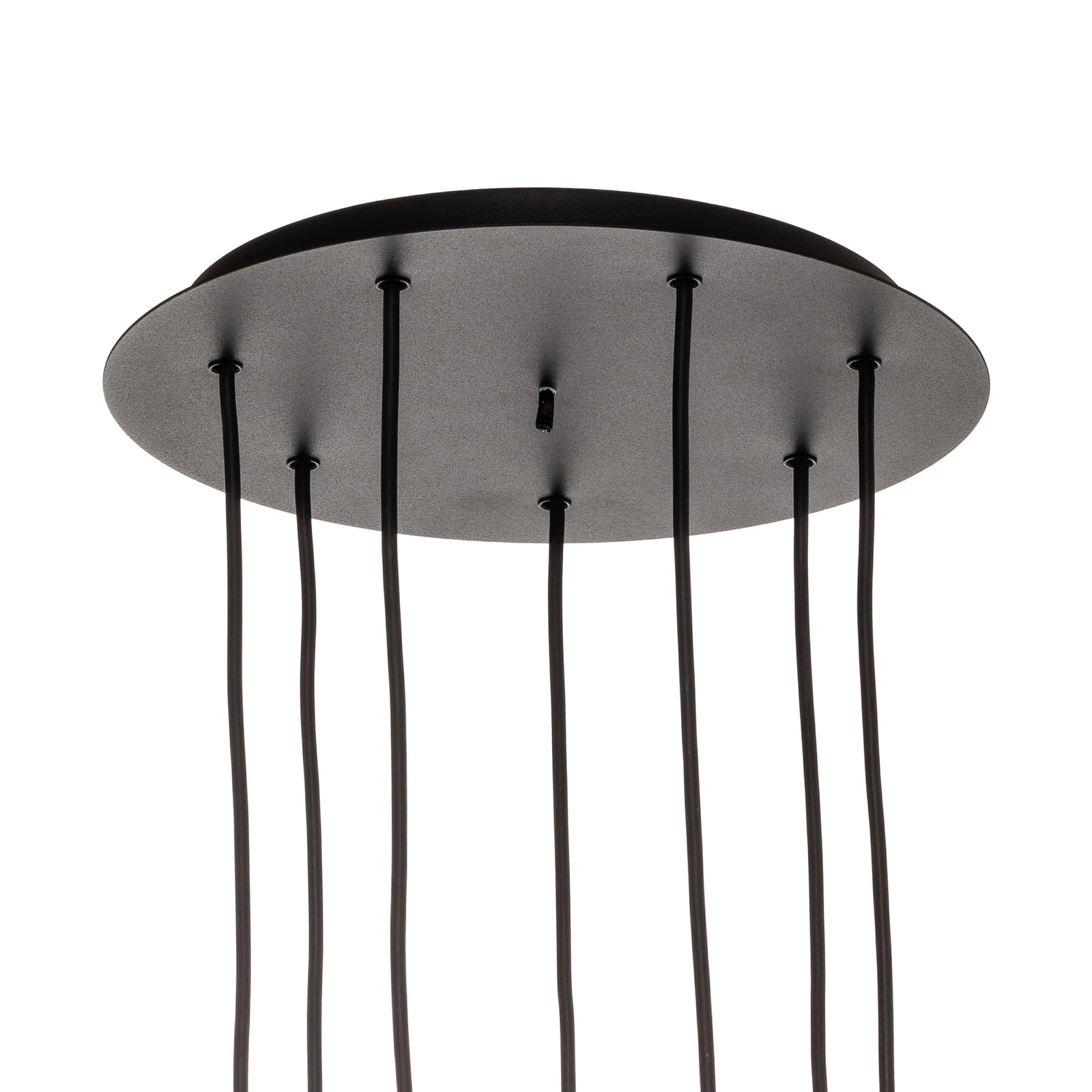 Nowodvorski Hängeleuchte Laser 7-flammig LED Pendelleuchte dimmbar schwarz 30cm - 5903139766791