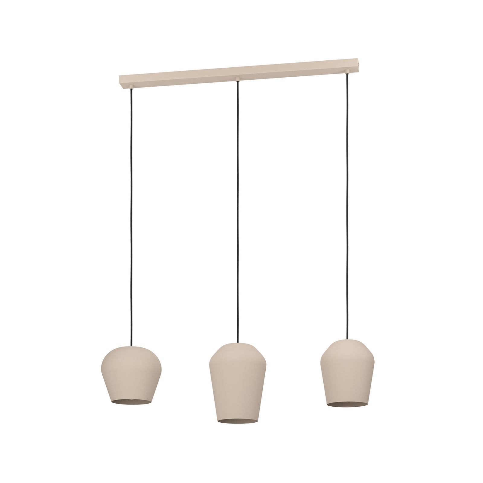 Eglo Hängeleuchte Pendelleuchte Cambaito 3-flammig dimmbar sandfarben 89,5cm - 9008606238927