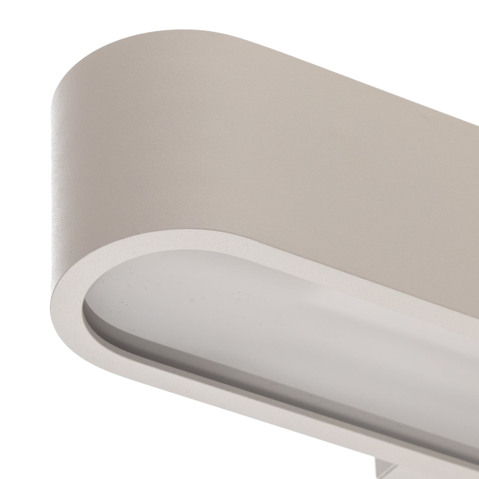 Nowodvorski Wandleuchte Soft LED Wandlampe Leuchte Aluminium weiß 63x6 cm Lampe - 5903139754194