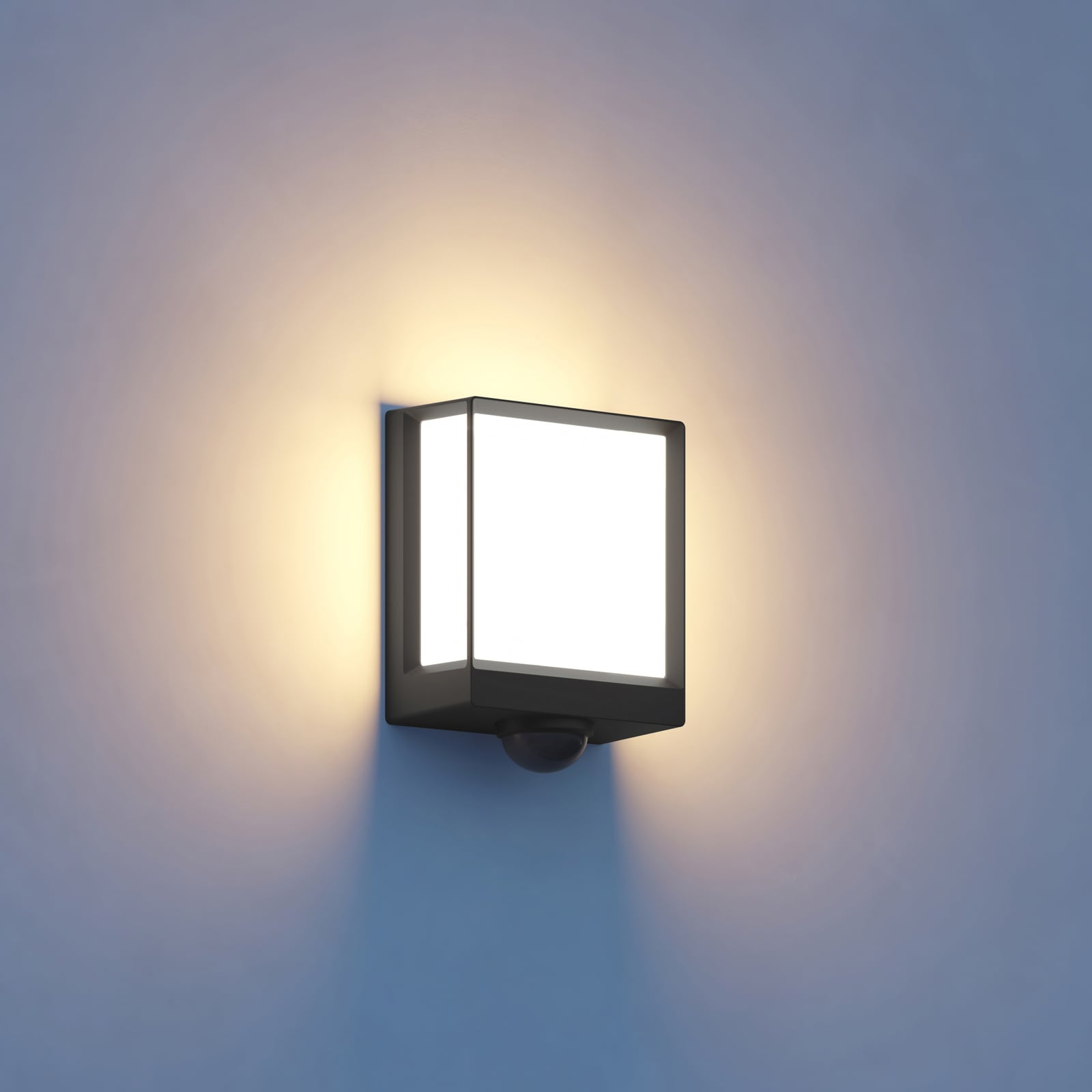 STEINEL Außenwandleuchte Smart Sensor L40 SC LED anthrazit mit Bewegungsmelder - 4007841085247
