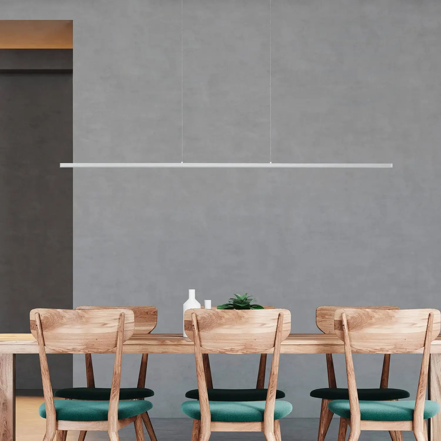 B-Ware Quitani Pendelleuchte Hängelampe Led Aluminium Grau Dimmbar Margita 118 Cm Cct - 100142651