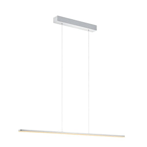 B-Ware Quitani Pendelleuchte Hängelampe Led Aluminium Grau Dimmbar Margita 118 Cm Cct