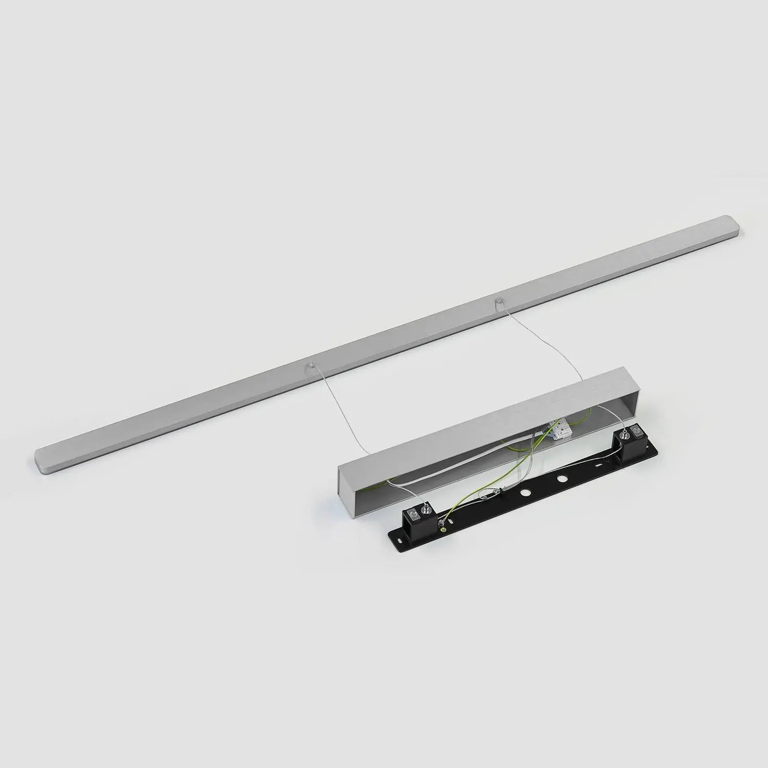 B-Ware Quitani Pendelleuchte Hängelampe Led Aluminium Grau Dimmbar Margita 118 Cm Cct - 100142651