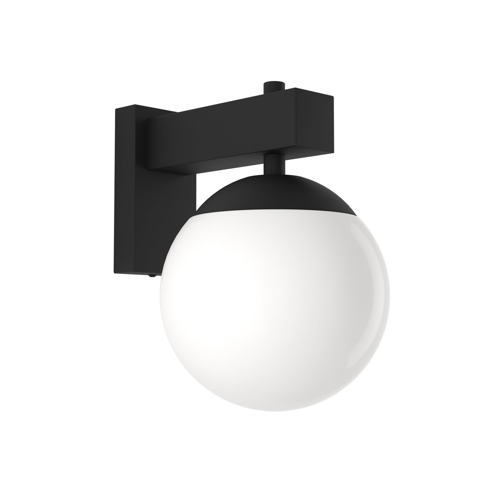 Eglo Außenwandleuchte Bufalata schwarz-weiß Gartenleuchte dimmbar E27 Stahl - 9008606261758
