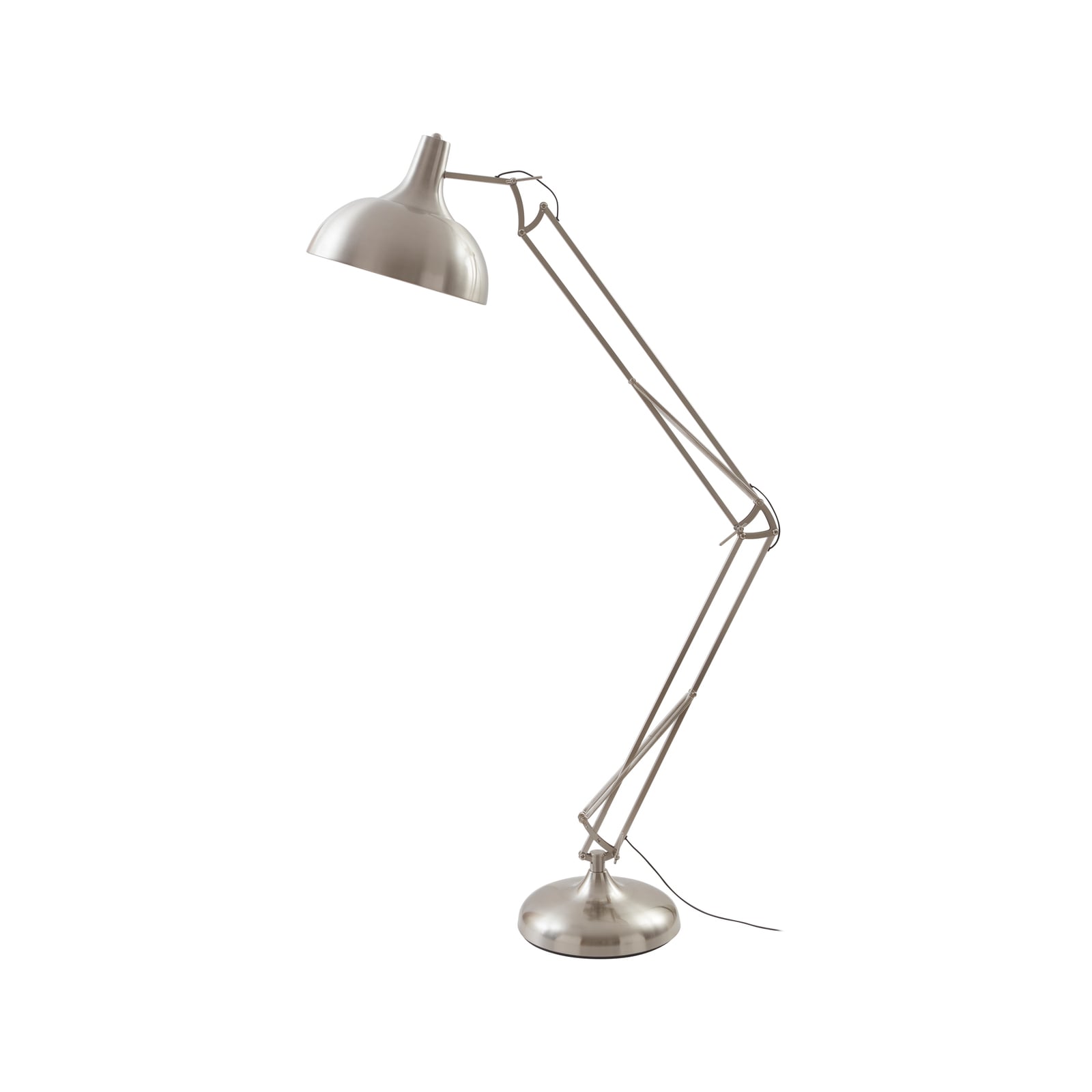 Lindby Stehleuchte Lampe Leuchte Leia LED E27 verstellbar 180cm silber Lampe - 4251911772784