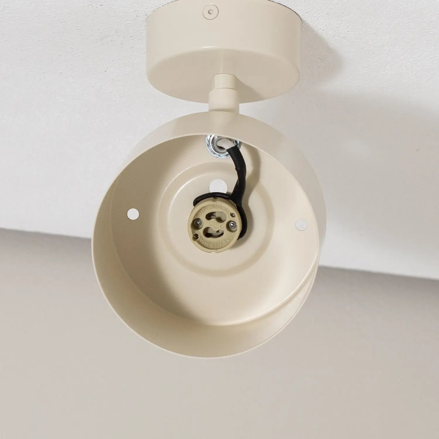 B-Ware Chloe Deckenspot Strahler Lampe Beige Stahl Deckenlampe Leuchte Verstellbar  - 10019001