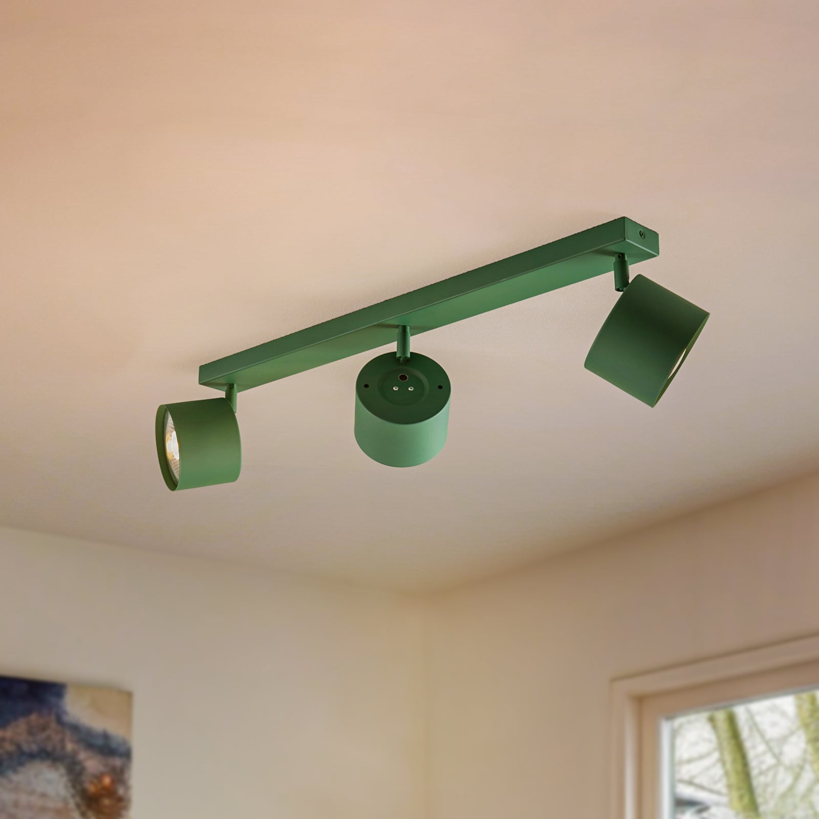 Deckenspot Chloe verstellbar dreiflammig grün Deckenlampe Deckenleuchte Spot - 5902553235067