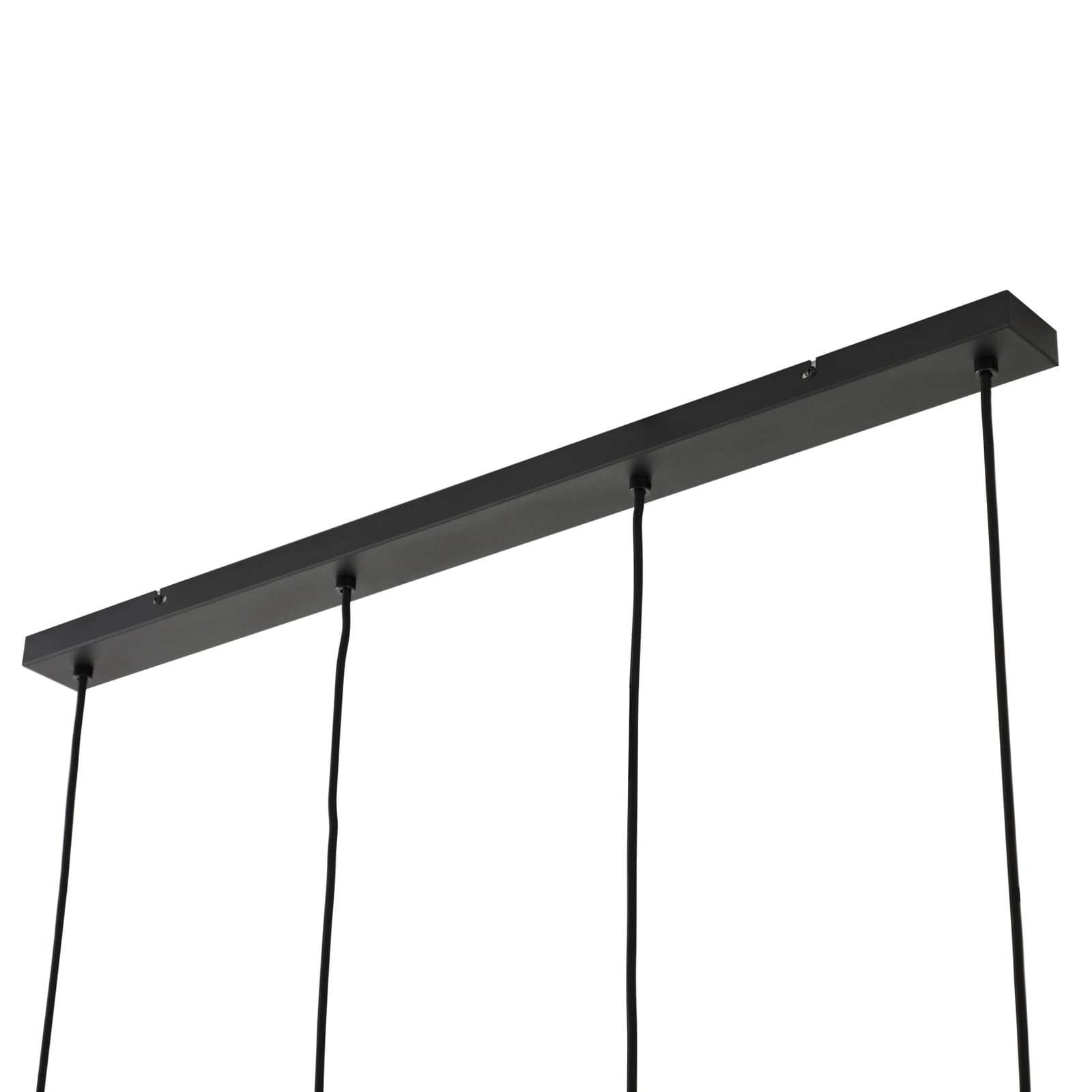 Lindby Hängelampe Hängeleuchte Ovelia LED Pendelleuchte dimmbar braun 4-flg. - 4251911775242