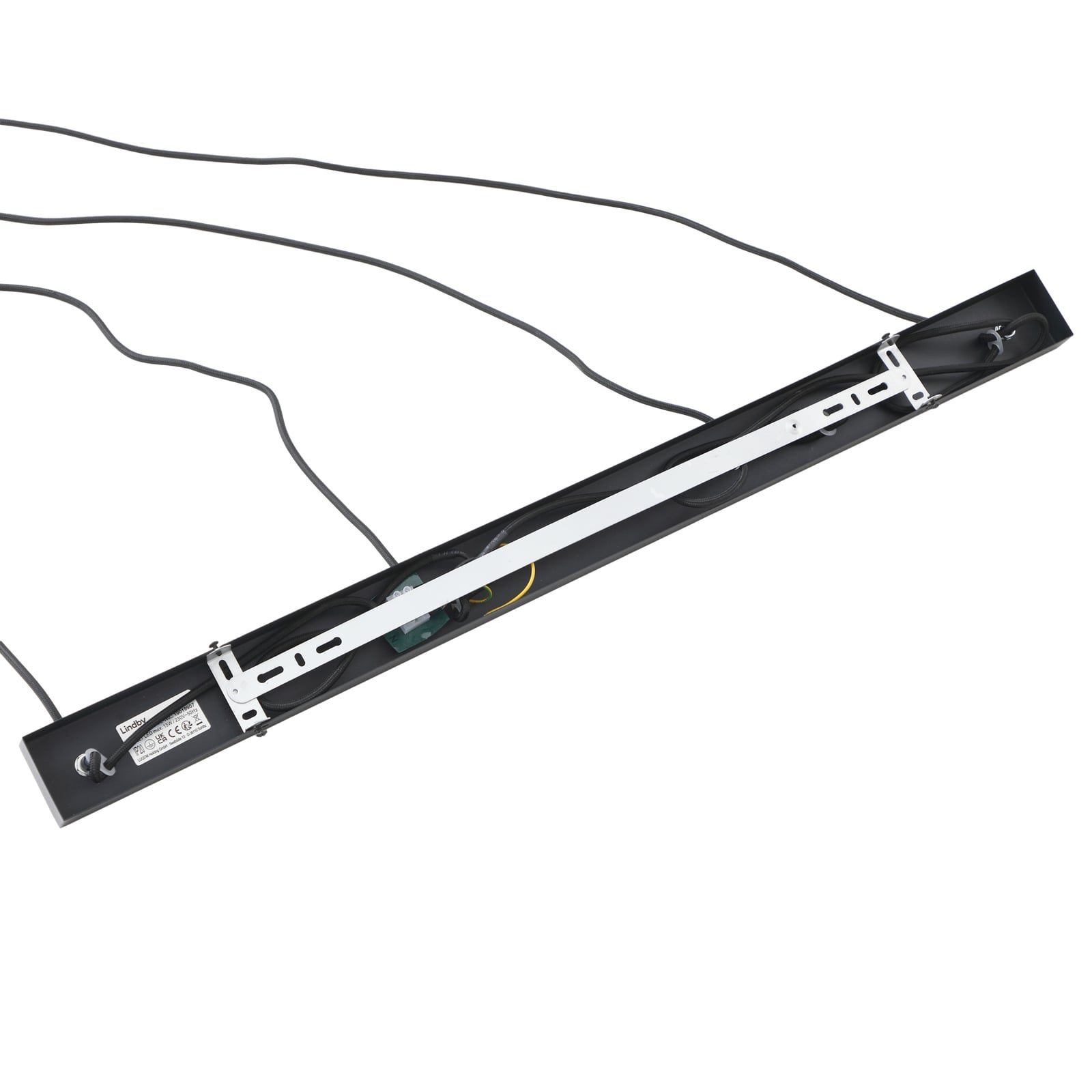 Lindby Hängelampe Hängeleuchte Ovelia LED Pendelleuchte dimmbar braun 4-flg. - 4251911775242