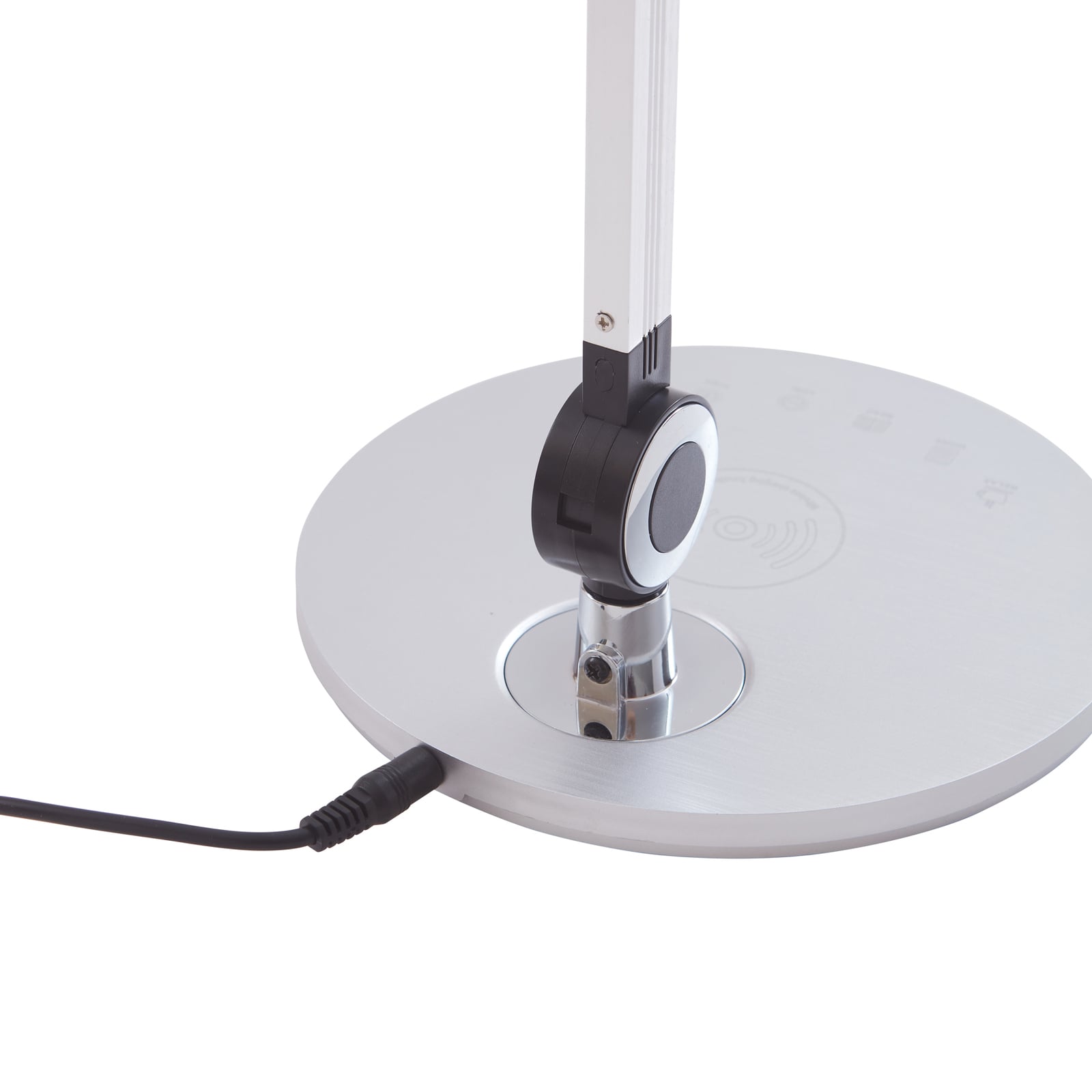 Lindby LED-Tischleuchte Nyxaris silber 50 cm dimmbar höhenverstellbar CCT - 4251911775600