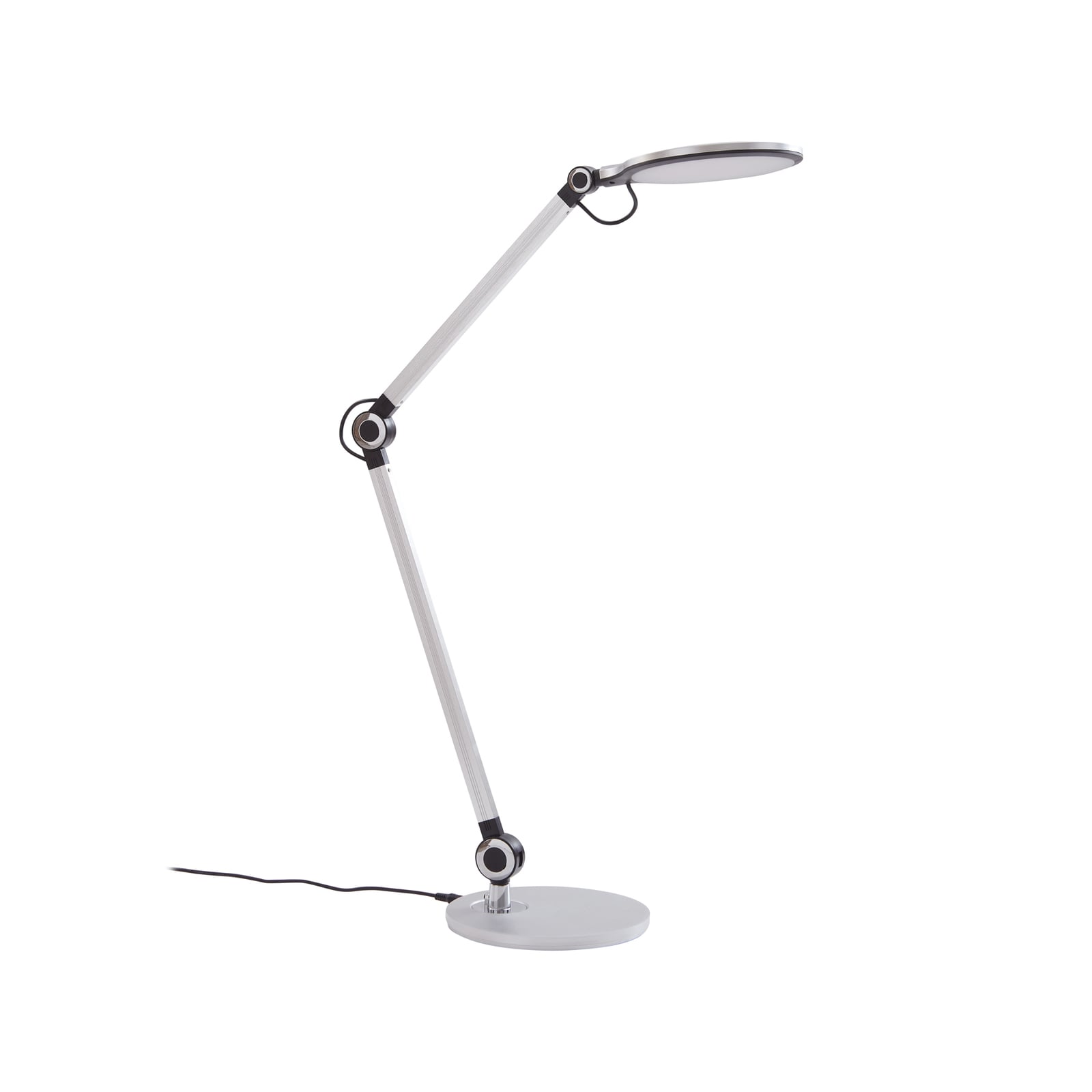 Lindby LED-Tischleuchte Nyxaris silber 50 cm dimmbar höhenverstellbar CCT - 4251911775600