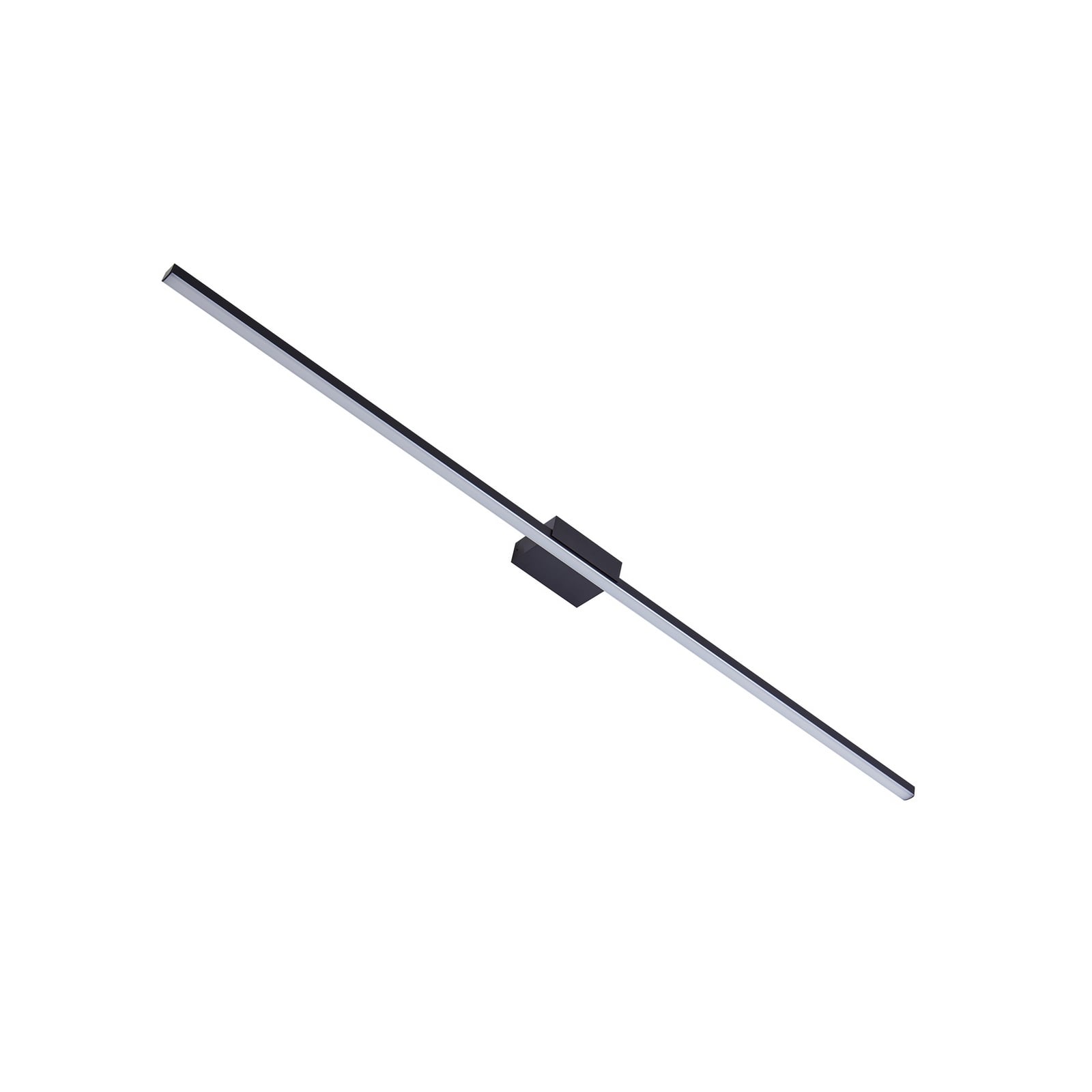 Lucande LED-Spiegellampe Kivana schwarz 120cm IP44 warmweiß universalweiß - 4251911776461