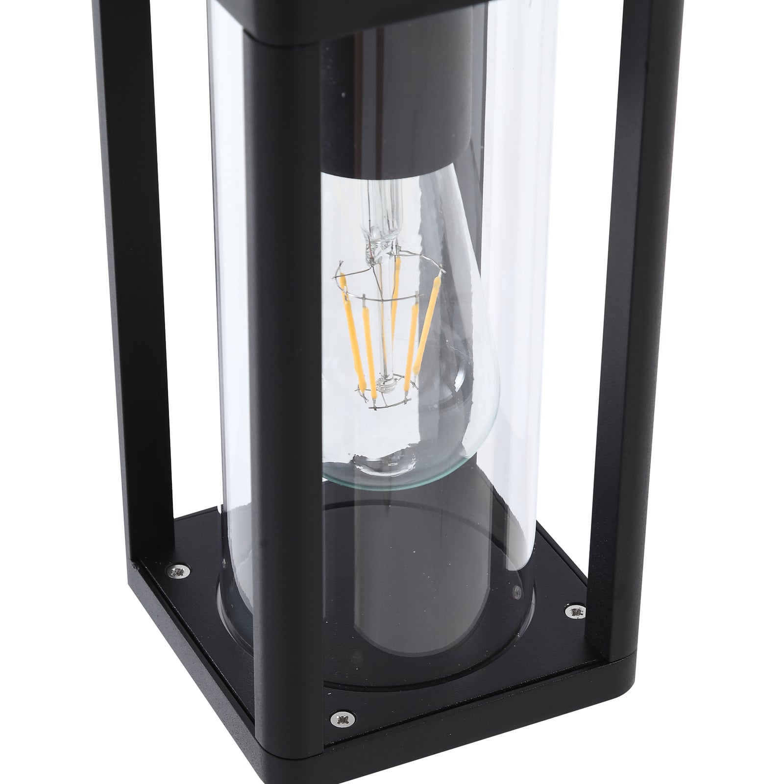 Lucande Wegeleuchte Siveta 100 cm schwarz E27 IP65 für Außenbereich - 4251911777499