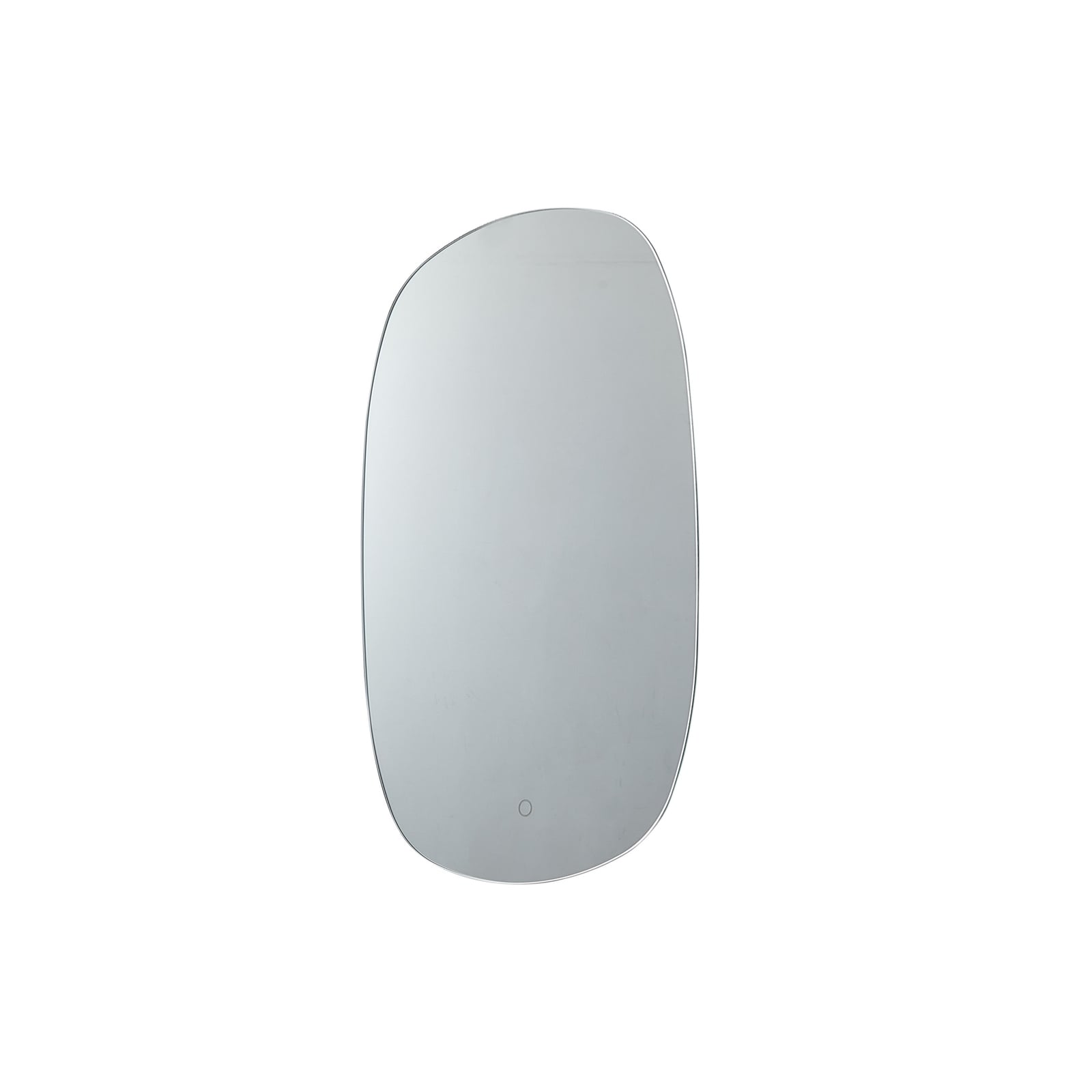 Lucande LED-Spiegel Celestiel oval 80 cm beheizbar CCT Chrom 2400 lm - 4251911777857